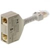 METZ CONNECT Cable-sharing Adapter pnp 2 Telefon/Ethernet